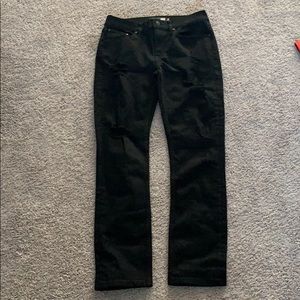 black skinny jeans